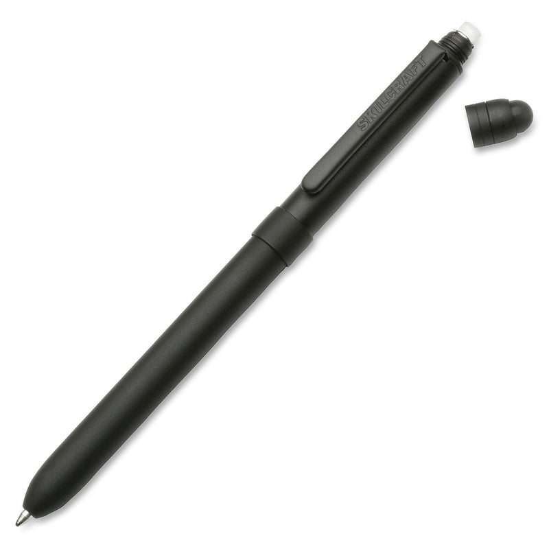 AbilityOne SKILCRAFT Multifunction Stylus/Pen, Medium Point, 0.5 mm, Red/Black Ink