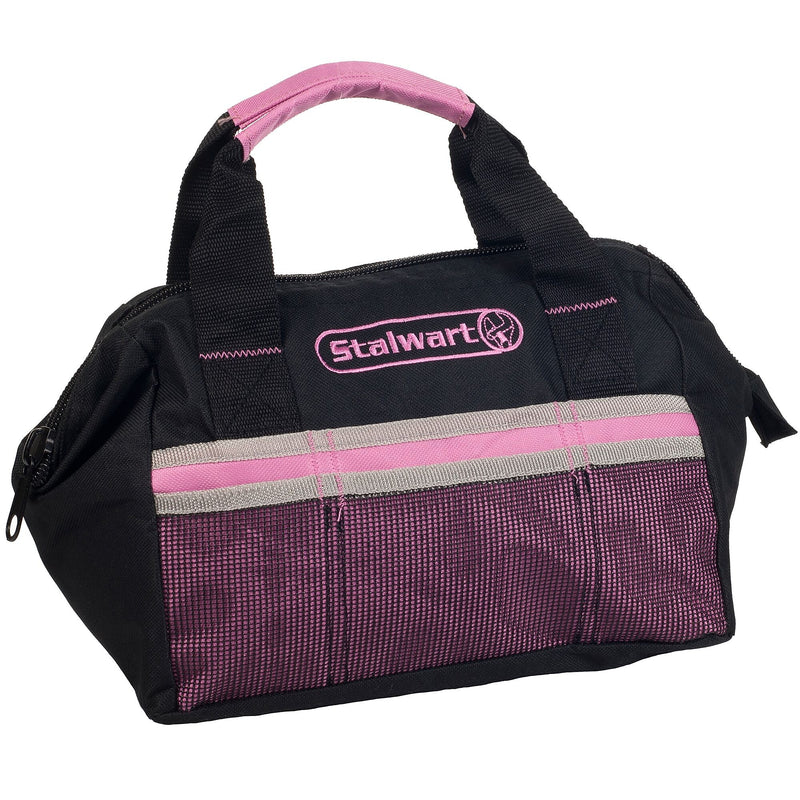 Stalwart 55 Pc Emergency Roadside Kit with Travel Bag - Pink