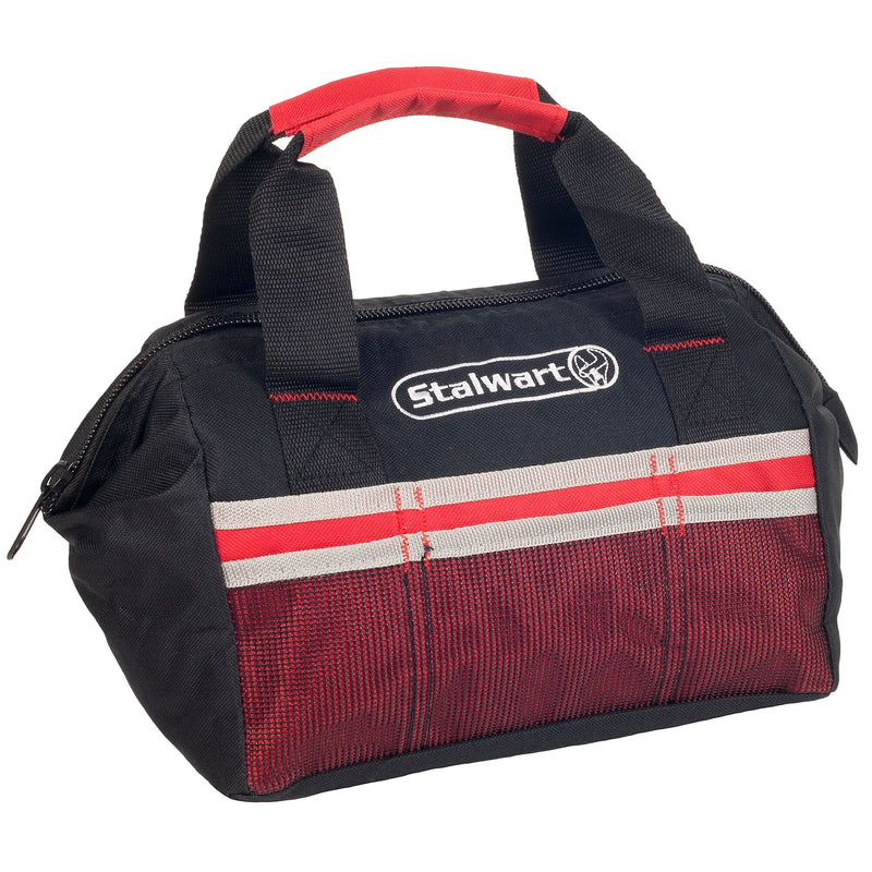Stalwart 55 Pc Emergency Roadside Kit with Travel Bag - Red