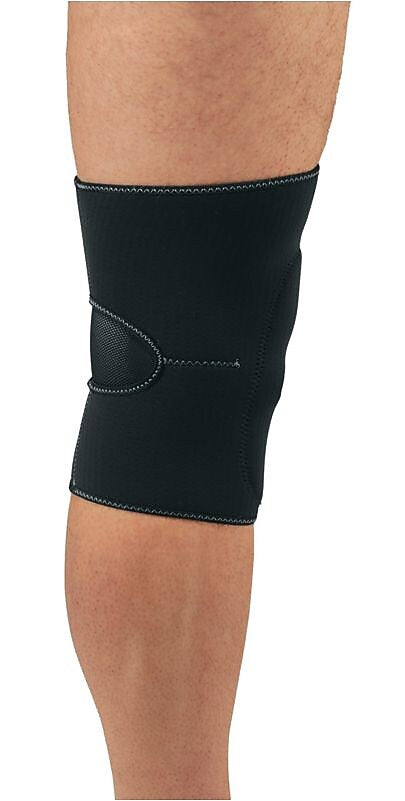 Ergodyne® ProFlex® Knee Sleeve With Open Patella/Anterior Pad, Black, Small
