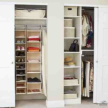 Household Essentials Cedarline Hanging Sweater Organizer With Shelf, Natural (3312-1)