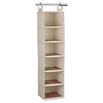 Household Essentials Cedarline Hanging Sweater Organizer With Shelf, Natural (3312-1)