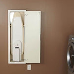 Household Essentials Stow Away In-Wall Ironing Board, White (18100-1)