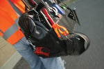 Ergodyne Squids Glove Grabber with Belt Clip, Hi-Vis Orange, 6/Carton (19128)