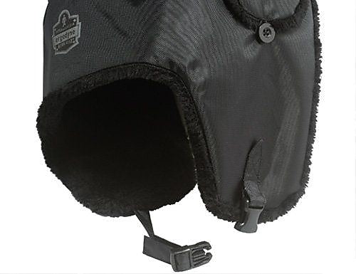 Ergodyne N-Ferno 6802 Classic Trapper Hat, Black, Small/Medium (16843)
