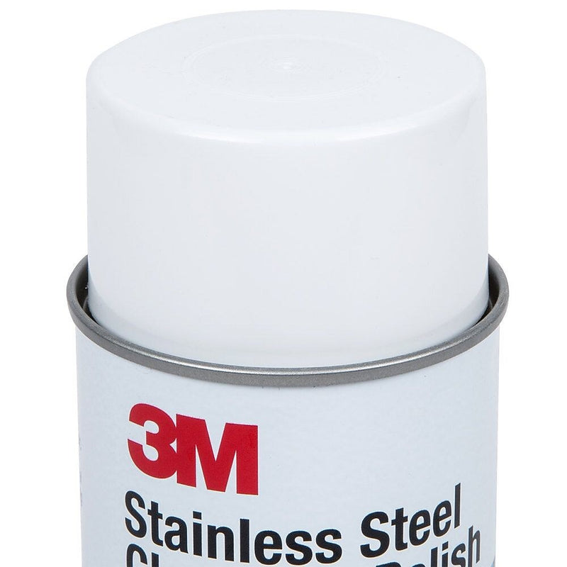3M™ Stainless Steel Cleaner & Polish, 21 oz Aerosol, 12/case (14002)