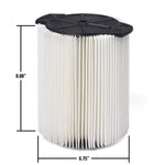 RIDGID Standard Pleated Vacuum Paper Filter (VF4000)