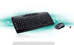Logitech Desktop MK320 Wireless Keyboard & Mouse, Black (920-002836)