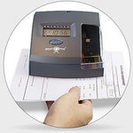 Lathem Tru-Align Punch Card Time Clock System, Black  (1600E)