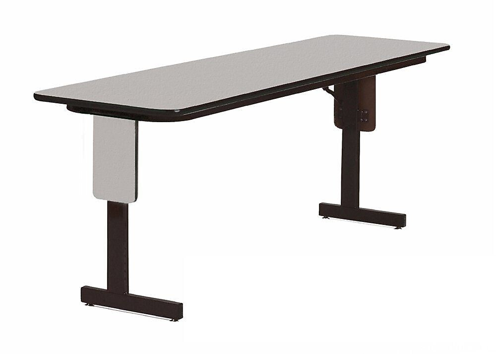 Correll 60" Metal & Laminate Panel Leg Folding Table, Gray Granite (SP2460PX-15)