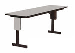 Correll 60" Metal & Laminate Panel Leg Folding Table, Gray Granite (SP2460PX-15)