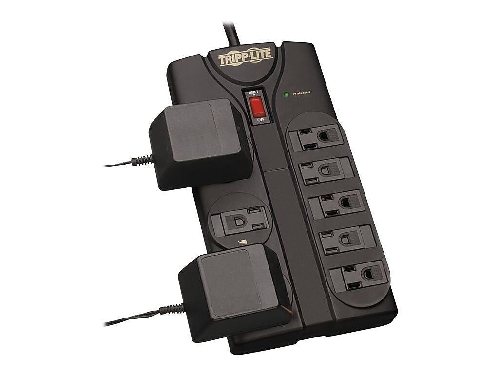 Tripp Lite 8 Outlet Home/Office, 8' Cord, 1440 Joules (TLP808B)