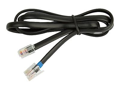 Jabra ® 14201-12 1.6' Phone Cable for GN 9120, Black
