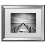Trademark Fine Art ''Withstand'' by Michael de Guzman 16" x 20" White Matted Silver Frame (ALI0286-S1620MF)