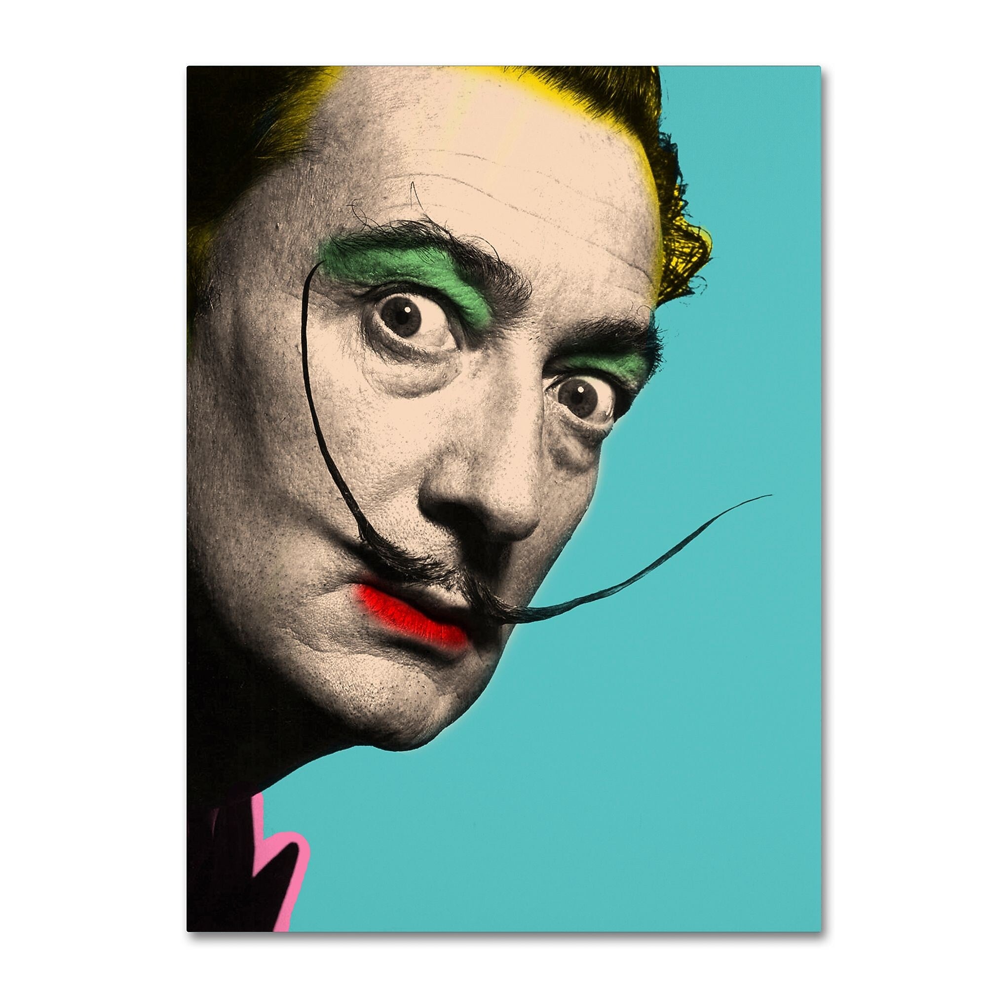 Trademark Fine Art ''Salvador Dali'' by Mark Ashkenazi 35" x 47" Canvas Art (ALI1005-C3547GG)