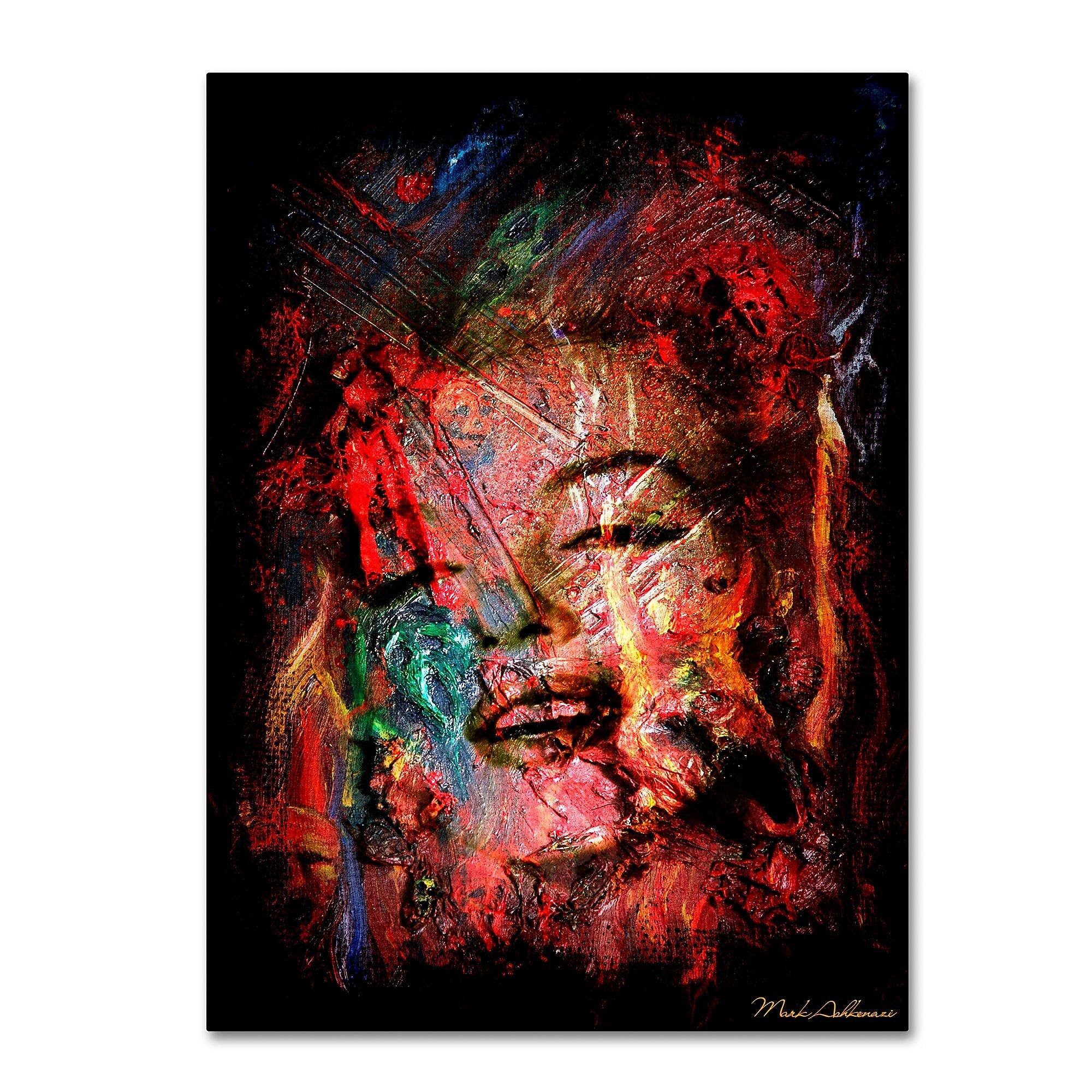Trademark Fine Art ''Marilyn Monroe VII'' by Mark Ashkenazi 35" x 47" Canvas Art (ALI1013-C3547GG)