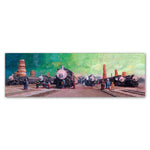 Trademark Fine Art ''Trainyard'' by Eric Joyner 6" x 19" Canvas Art (ALI1045-C619GG)