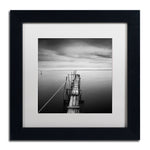 Trademark Fine Art ''Direction'' by Moises Levy 11" x 11" White Matted Black Frame (ALI1058-B1111MF)