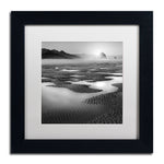 Trademark Fine Art ''Path'' by Moises Levy 11" x 11" White Matted Black Frame (ALI1059-B1111MF)