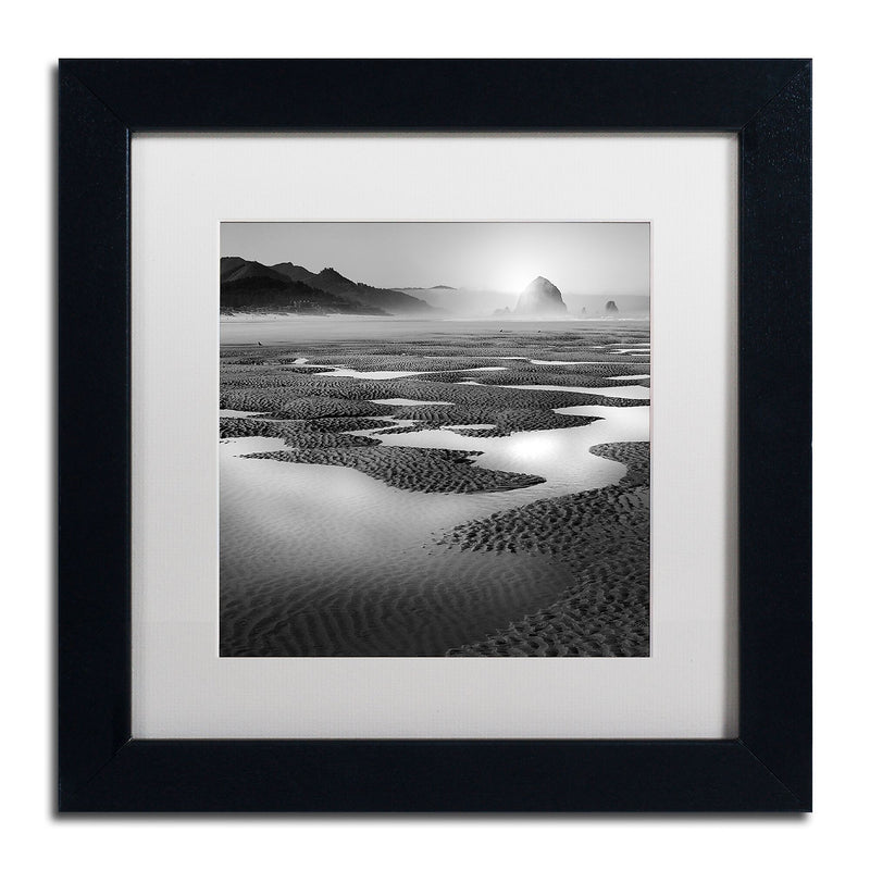 Trademark Fine Art ''Path'' by Moises Levy 11" x 11" White Matted Black Frame (ALI1059-B1111MF)
