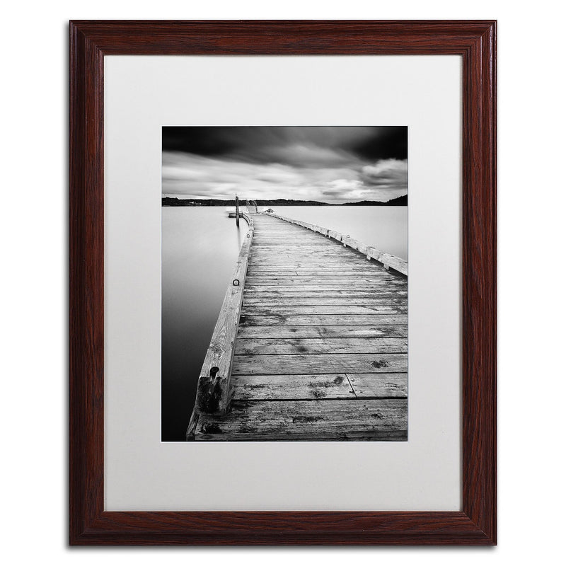 Trademark Fine Art ''Motchia'' by Moises Levy 16" x 20" White Matted Wood Frame (ALI1062-W1620MF)