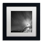 Trademark Fine Art ''Bass Harbor Sky'' by Moises Levy 11" x 11" White Matted Black Frame (ALI1064-B1111MF)
