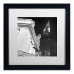 Trademark Fine Art ''New York 003'' by Moises Levy 16" x 16" White Matted Black Frame (ALI1071-B1616MF)