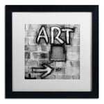 Trademark Fine Art ''Art'' by Moises Levy 16" x 16" White Matted Black Frame (ALI1072-B1616MF)