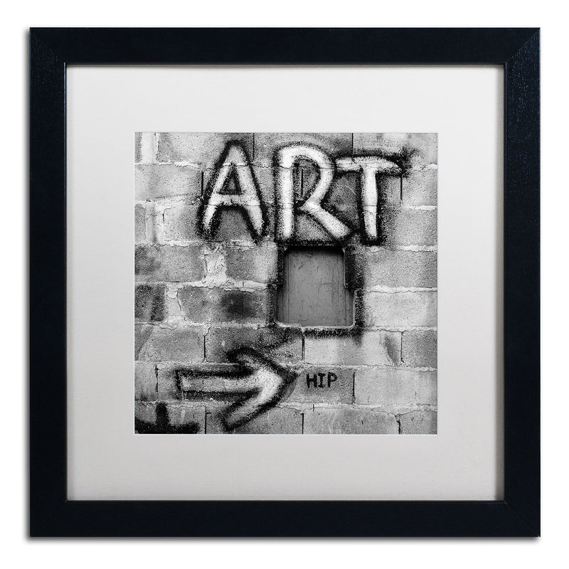 Trademark Fine Art ''Art'' by Moises Levy 16" x 16" White Matted Black Frame (ALI1072-B1616MF)