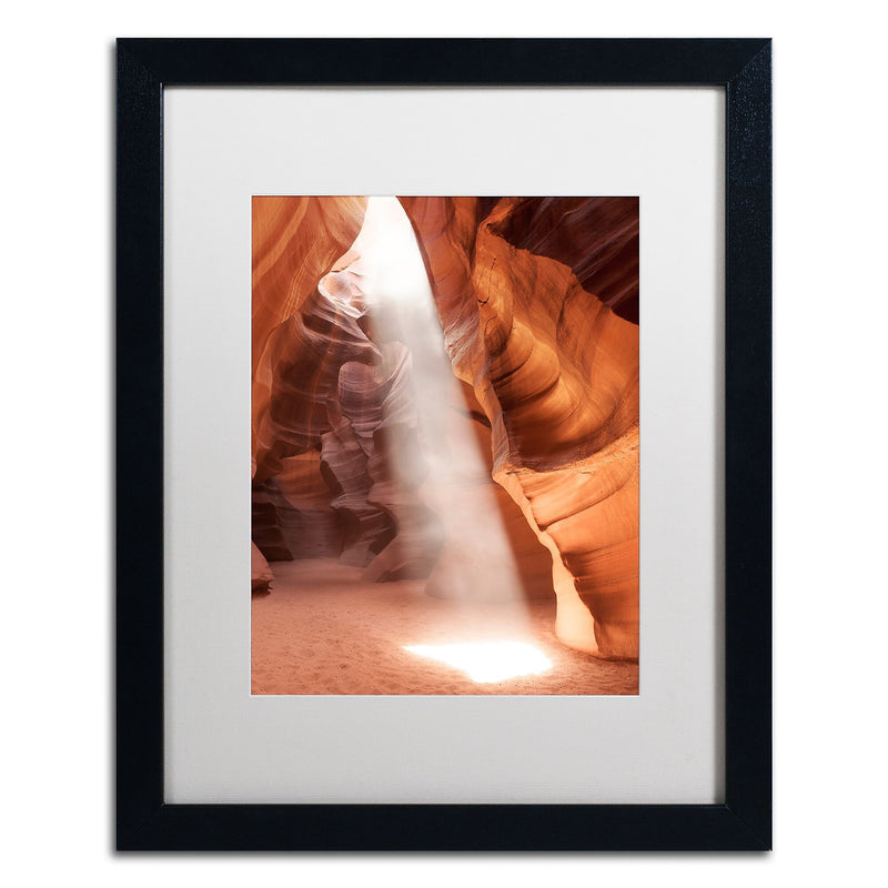 Trademark Fine Art ''Illumination I'' by Moises Levy 16" x 20" White Matted Black Frame (ALI1078-B1620MF)