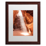 Trademark Fine Art ''Illumination I'' by Moises Levy 16" x 20" White Matted Wood Frame (ALI1078-W1620MF)