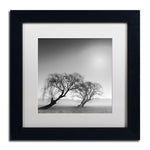 Trademark Fine Art ''Reverencia'' by Moises Levy 11" x 11" White Matted Black Frame (ALI1081-B1111MF)