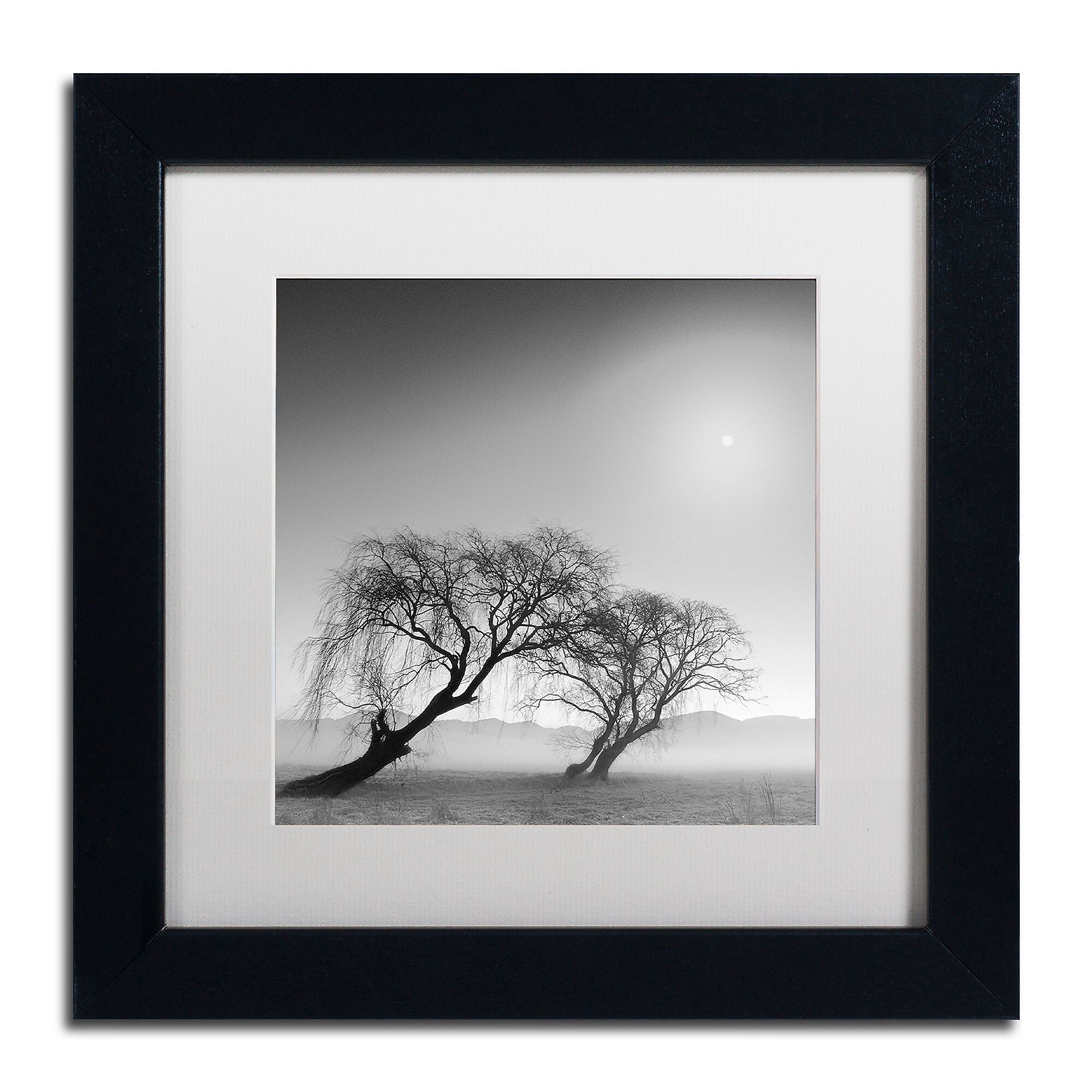 Trademark Fine Art ''Reverencia'' by Moises Levy 11" x 11" White Matted Black Frame (ALI1081-B1111MF)