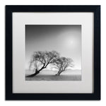 Trademark Fine Art ''Reverencia'' by Moises Levy 16" x 16" White Matted Black Frame (ALI1081-B1616MF)