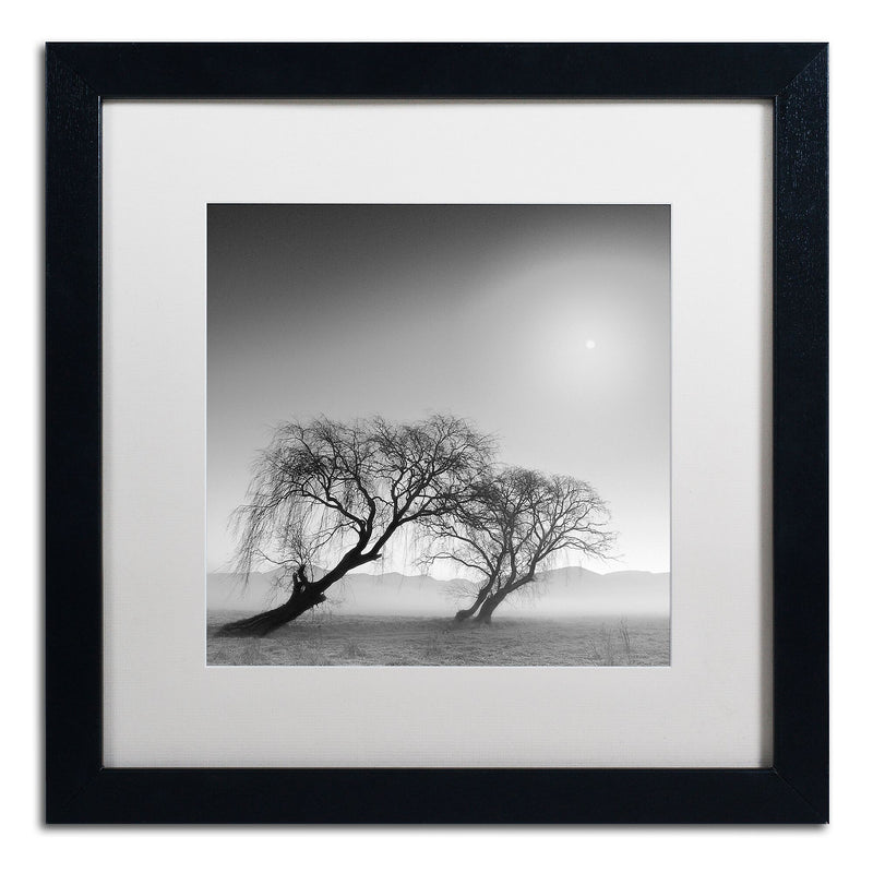 Trademark Fine Art ''Reverencia'' by Moises Levy 16" x 16" White Matted Black Frame (ALI1081-B1616MF)