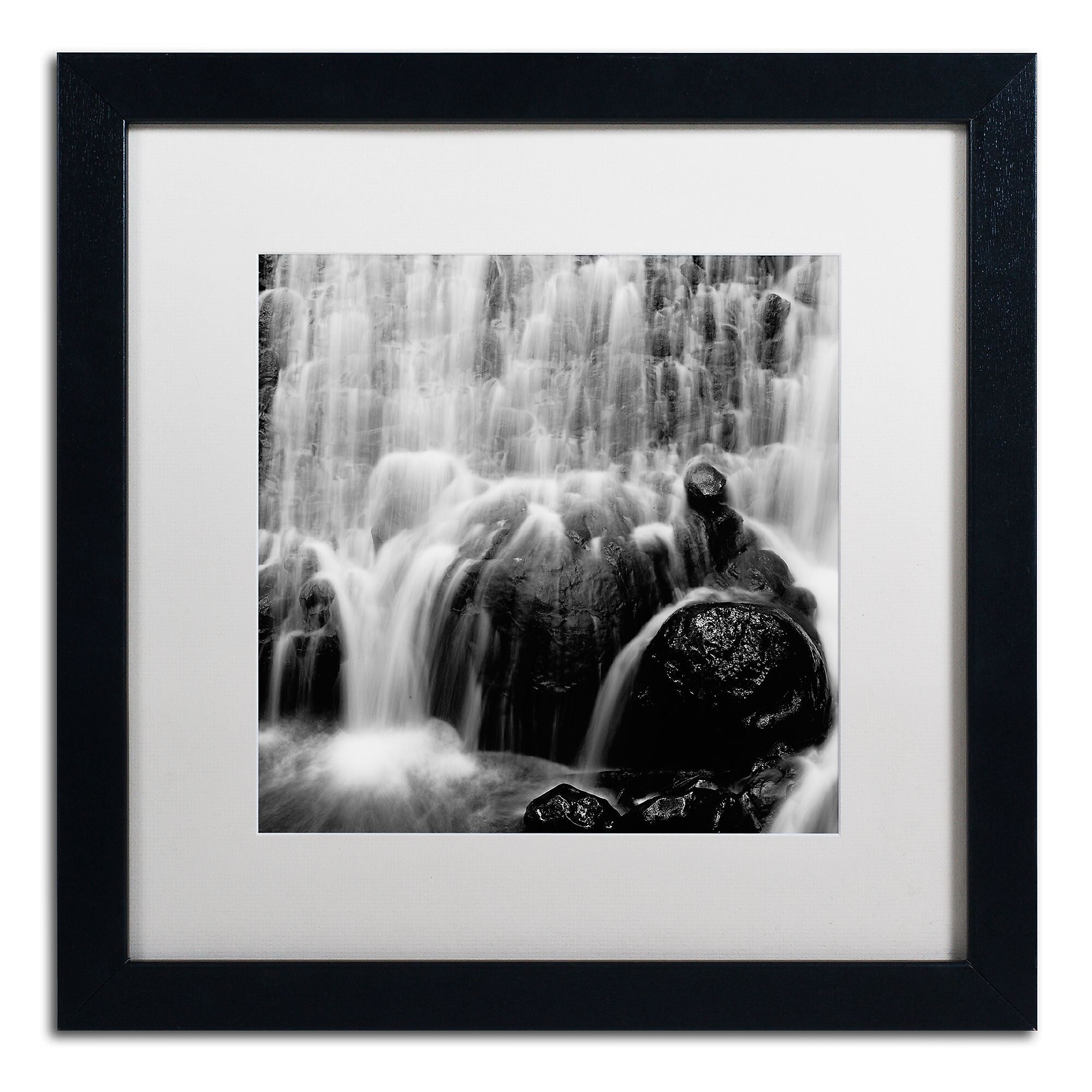 Trademark Fine Art ''Velo de Novia'' by Moises Levy 16" x 16" White Matted Black Frame (ALI1084-B1616MF)