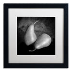 Trademark Fine Art ''Peras II'' by Moises Levy 16" x 16" White Matted Black Frame (ALI1105-B1616MF)