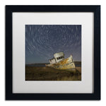 Trademark Fine Art ''Point Reyes I'' by Moises Levy 16" x 16" White Matted Black Frame (ALI1114-B1616MF)