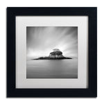 Trademark Fine Art ''Rat Island'' by Moises Levy 11" x 11" White Matted Black Frame (ALI1118-B1111MF)