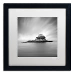 Trademark Fine Art ''Rat Island'' by Moises Levy 16" x 16" White Matted Black Frame (ALI1118-B1616MF)