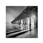 Trademark Fine Art ''Pier and Shadows'' by Moises Levy 18" x 18" Canvas Art (ALI1119-C1818GG)