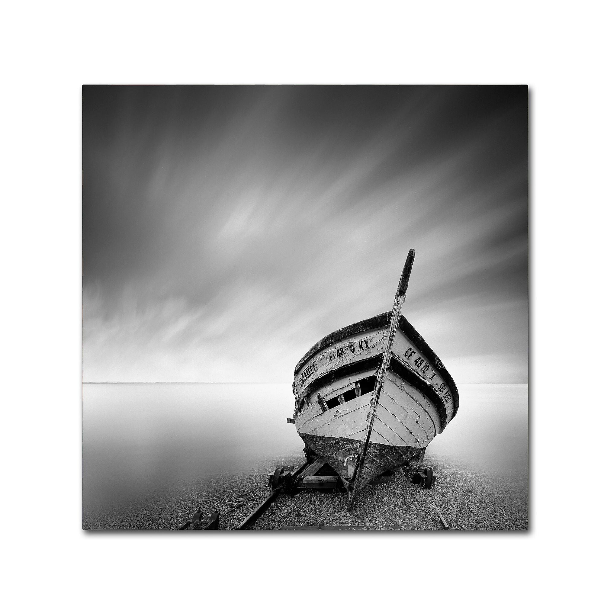 Trademark Fine Art ''Boat I'' by Moises Levy 18" x 18" Canvas Art (ALI1120-C1818GG)
