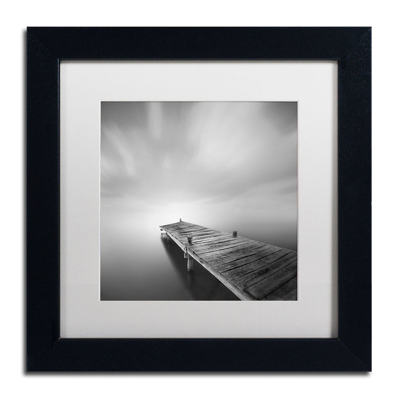 Trademark Fine Art ''Destiny IVb'' by Moises Levy 11" x 11" White Matted Black Frame (ALI1121-B1111MF)
