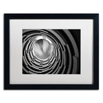 Trademark Fine Art ''Pozo'' by Moises Levy 16" x 20" White Matted Black Frame (ALI1123-B1620MF)