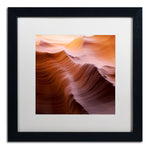 Trademark Fine Art ''Smooth I'' by Moises Levy 16" x 16" White Matted Black Frame (ALI1136-B1616MF)
