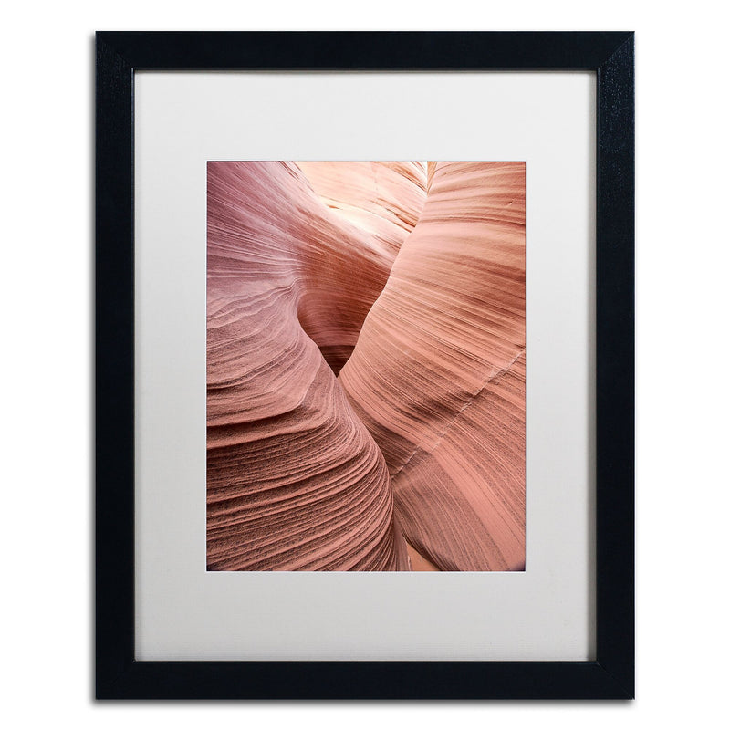 Trademark Fine Art ''Spiral V'' by Moises Levy 16" x 20" White Matted Black Frame (ALI1137-B1620MF)