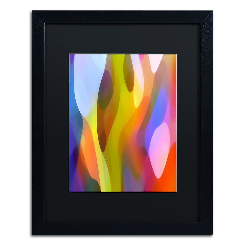 Trademark Fine Art ''Dappled Light 3'' by Amy Vangsgard  16" x 20" Black Matted Black Frame (AV0101-B1620BMF)