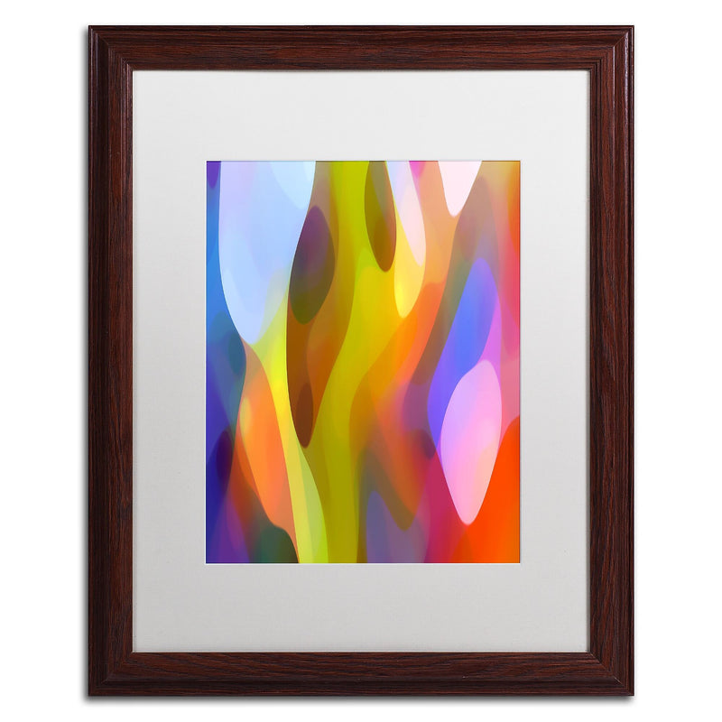 Trademark Fine Art ''Dappled Light 3'' by Amy Vangsgard 16" x 20" White Matted Wood Frame (AV0101-W1620MF)