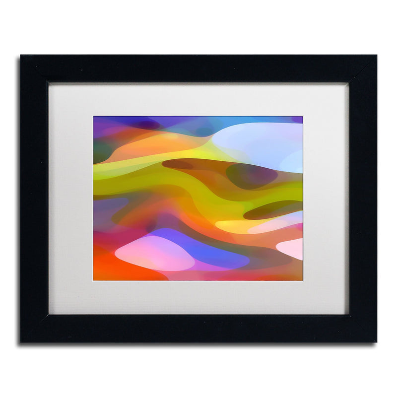 Trademark Fine Art ''Dappled Light 9'' by Amy Vangsgard  11" x 14" White Matted Black Frame (AV0108-B1114MF)