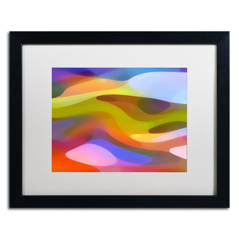 Trademark Fine Art ''Dappled Light 9'' by Amy Vangsgard 16" x 20" White Matted Black Frame (AV0108-B1620MF)